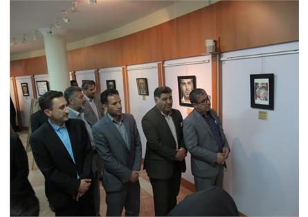 افتتاح نمایشگاه گروهی بمناسبت گرامیداشت روز معلم در فارسان