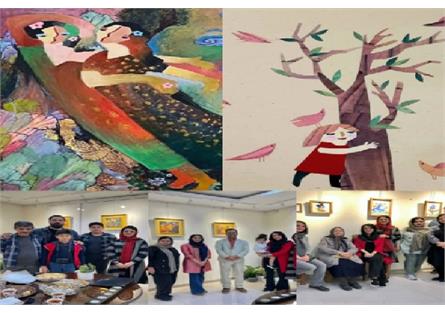 افتتاح نمایشگاه نقاشی و تصویر سازی آوای اردیبهشت در رفسنجان