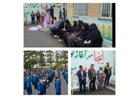 تجلیل از معلمان دبستان پسرانه باهنر شهر تیران توسط رئیس اداره فرهنگ و ارشاد اسلامی  تیران و کرون