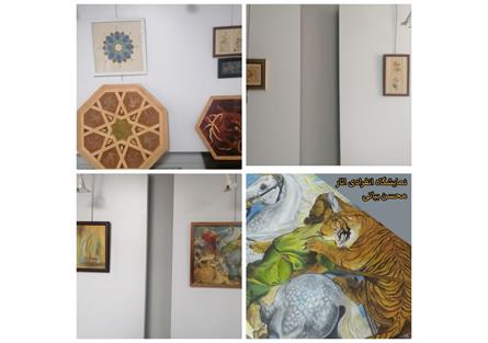 برگزاری نمایشگاه آثار تجسمی در خمینی شهر