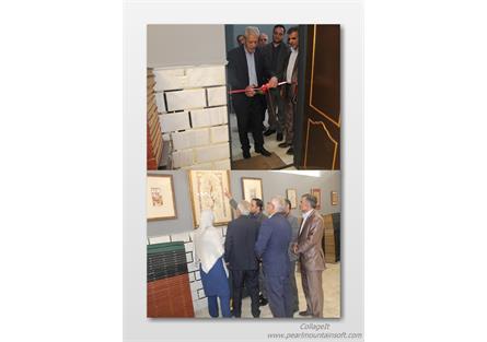 برپایی نمایشگاه نقاشی خیال عشق در سالن کتابخانه آیت الله فاضل خوانساری